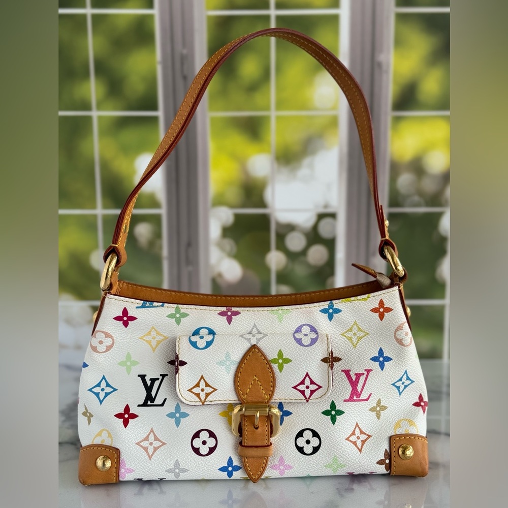 Pre-Owned Louis Vuitton Eliza Multicolor White TH0067